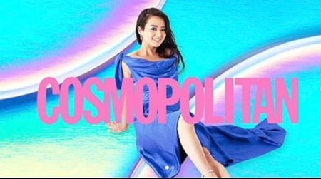 Kiki Sukezane during her photoshoot for Cosmopolitan Japan